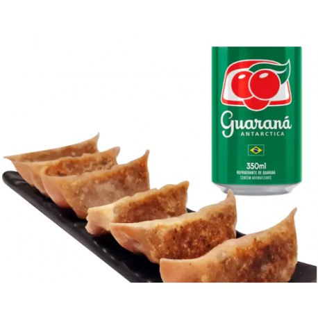 GUIOZA ARTESANAL + REFRIGERANTE 350ML