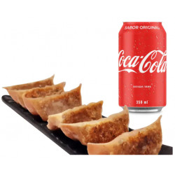 PORÇÃO DE GUIOZA (6UNIDADES) + COCA 350ML