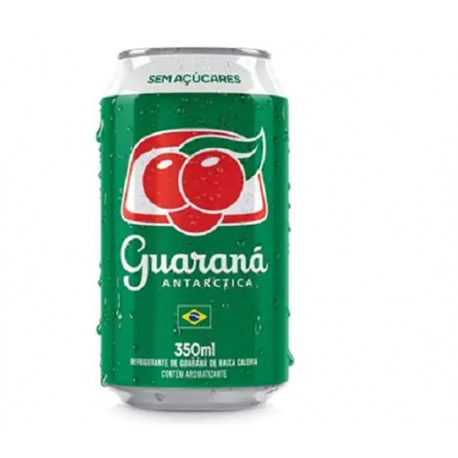 REFRIGERANTE ANTARCTICA GUARANÁ ZERO 350ML