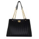 BOLSA FEMININA MONICA SANCHES ELYSSA PRETO SH  /  PRETO