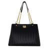 BOLSA FEMININA MONICA SANCHES ELYSSA PRETO SH  /  PRETO