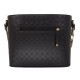 BOLSA  MONICA SANCHES 3818 MATELASSE MS PRETO / KIL PRETO / LINE PRETO